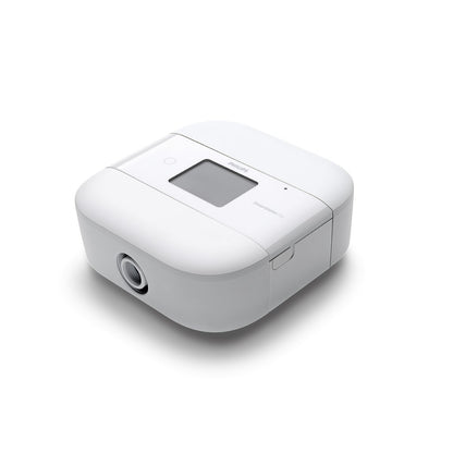 Stock photo of certified refurbished Philips Respironics DreamStation Go Travel CPAP machine