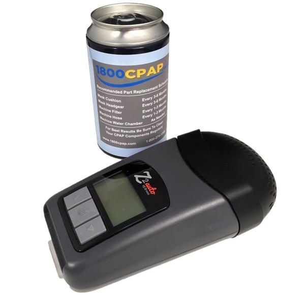 Stock photo a Breas Z2 Auto travel CPAP machine with Z-Breathe
